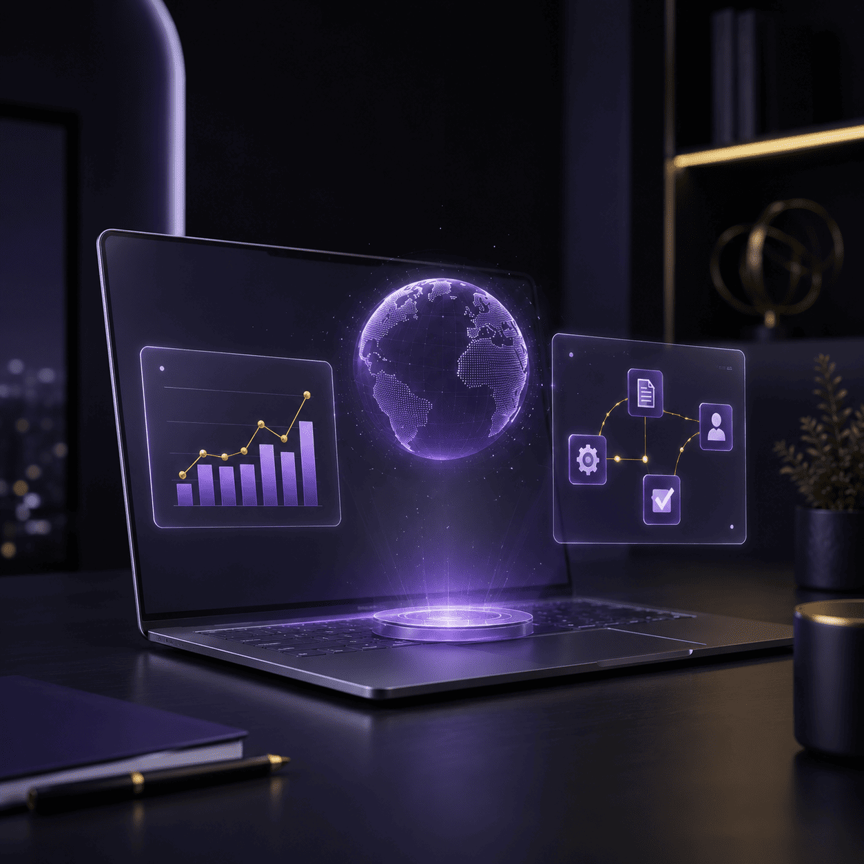 AI-driven financial and compliance automation workflow