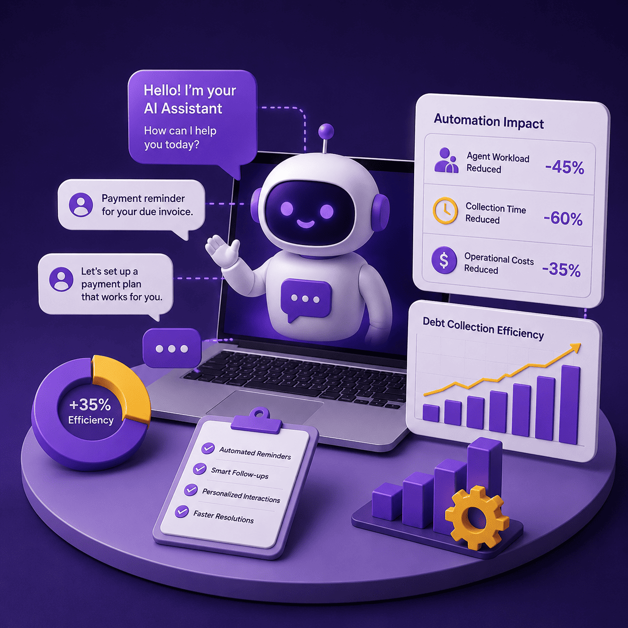Thumbnail for How Chatbots and Automation Increase Debt Collection Efficiency and Reduce Costs
